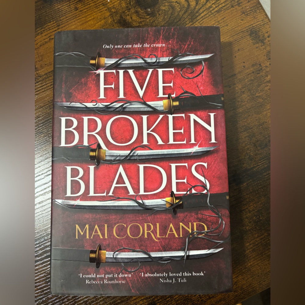 Five Broken Blades Hardcover Book